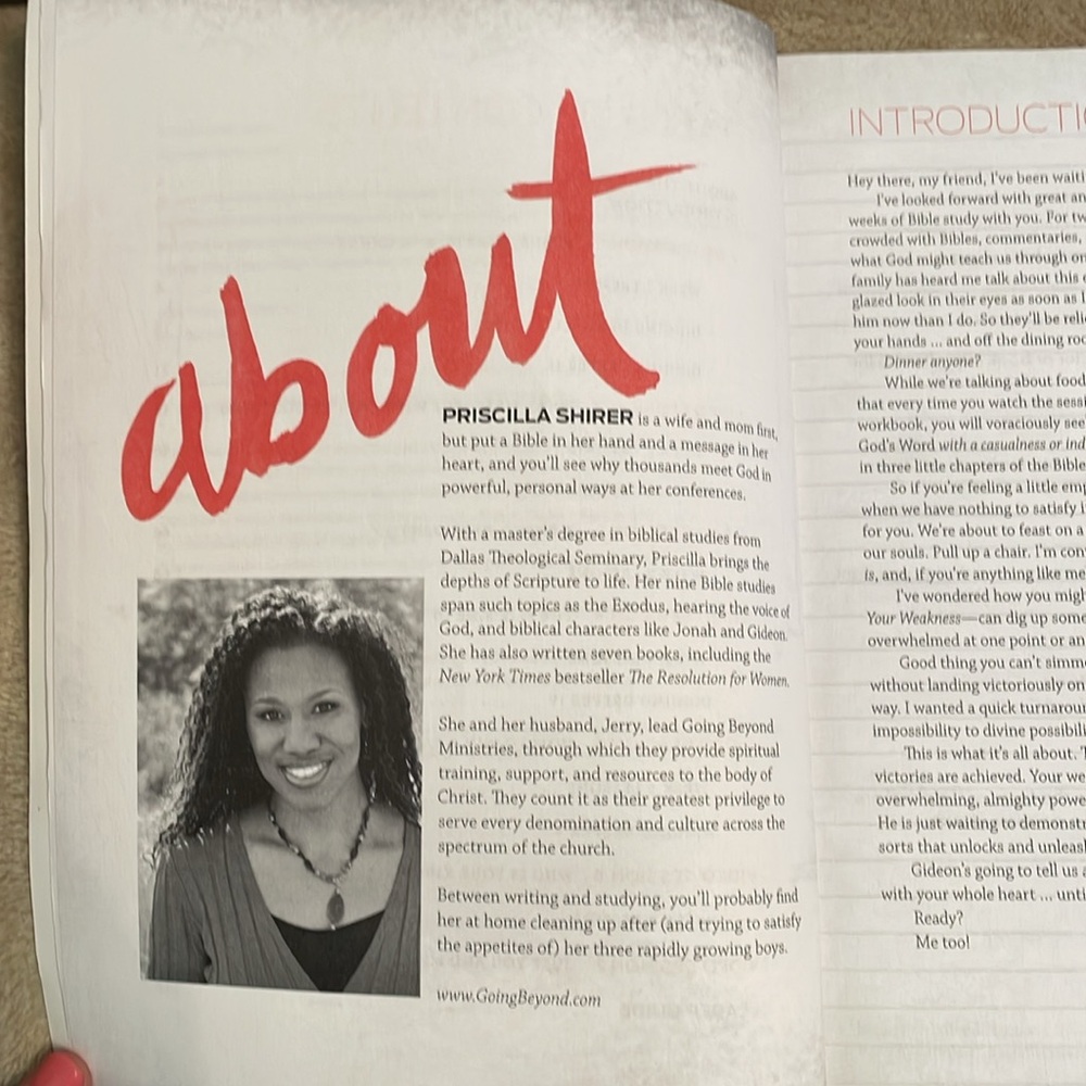 Paperback workbook-“Gideon” by Priscilla Shirer - Picture 3 of 3